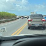 Pilar: Vídeo flagra momento exato de acidente no Polo; motorista de caçamba não presta socorro a motociclista