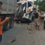 Vídeo: Caminhão falta freio e provoca grave acidente e deixa três pessoas presas às ferragens em Maceió