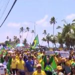 7 de Setembro: Manifestantes realizam protesto contra Lula e Alexandre de Moraes em Maceió