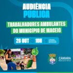 Câmara realiza audiência pública sobre trabalhadores ambulantes nesta segunda-feira (26)