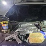 Vídeo: Em Pilar, PM apreende drogas e armas  durante cumprimento de mandado de prisão